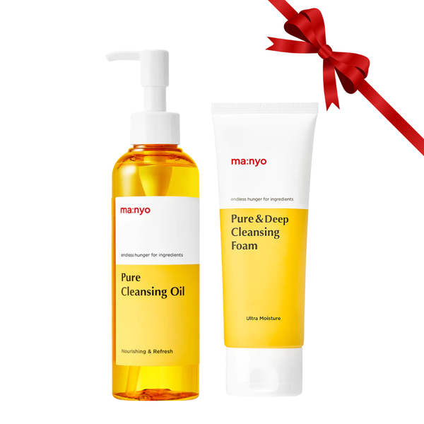 Pure Cleansing Set (Oil + Foam Cleanser) – manyo US