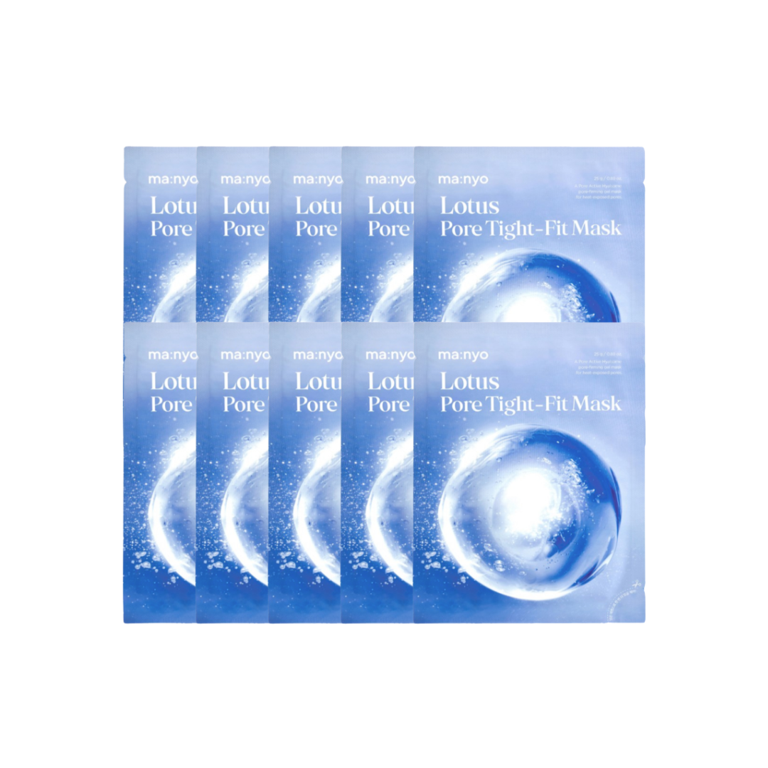 Lotus Pore Tight-Fit Mask - 10 Pack