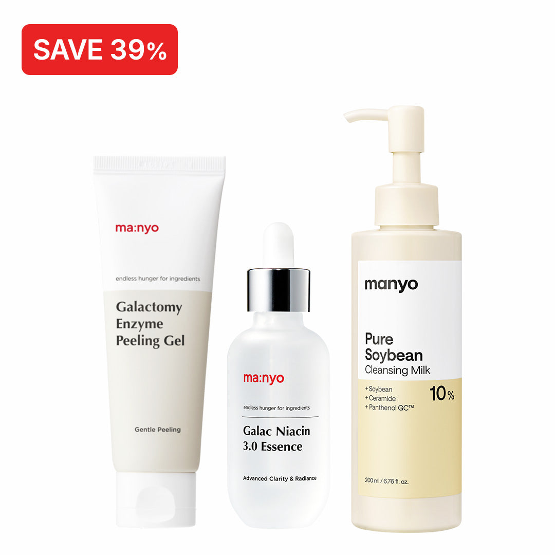 Milk Cleanse, Peel & Glow Trio