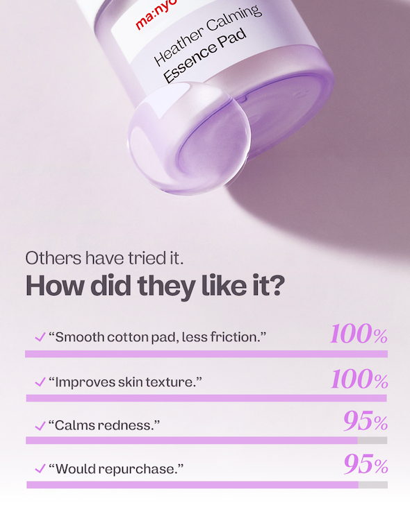 Heather Calming Essence Pad 60 ea