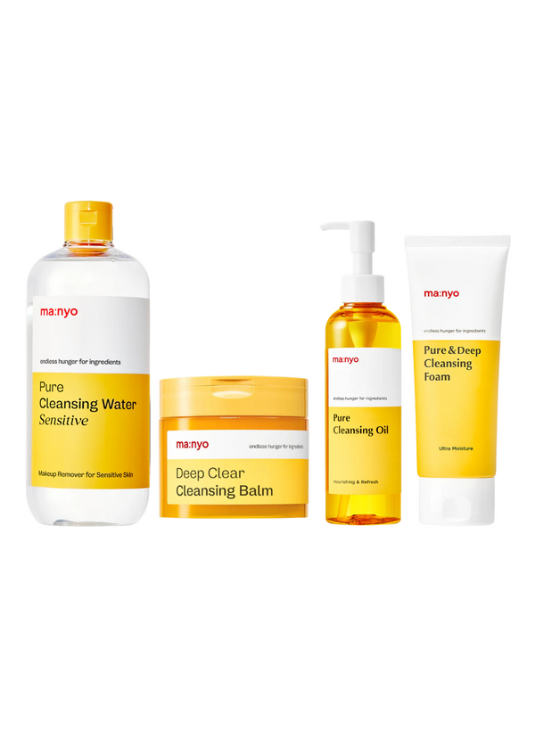 Best Cleansing Set (Cleansing Water + Balm + Oil + Foam)