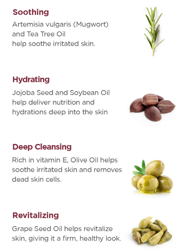Herb Green Cleansing Oil Ingredients